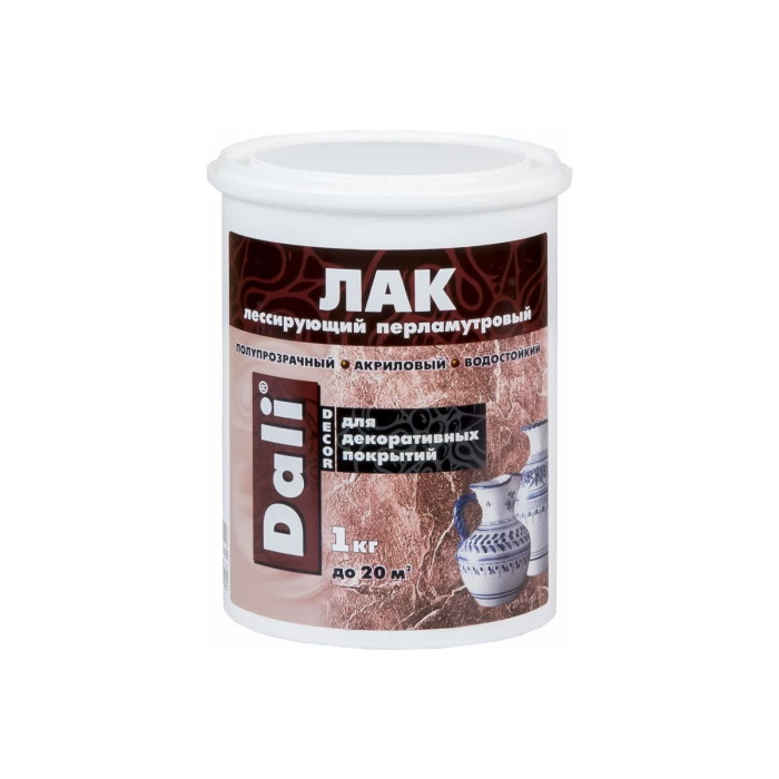 Лессирующий лак Dali-Decor перламутр золото 1 кг 6 31068
