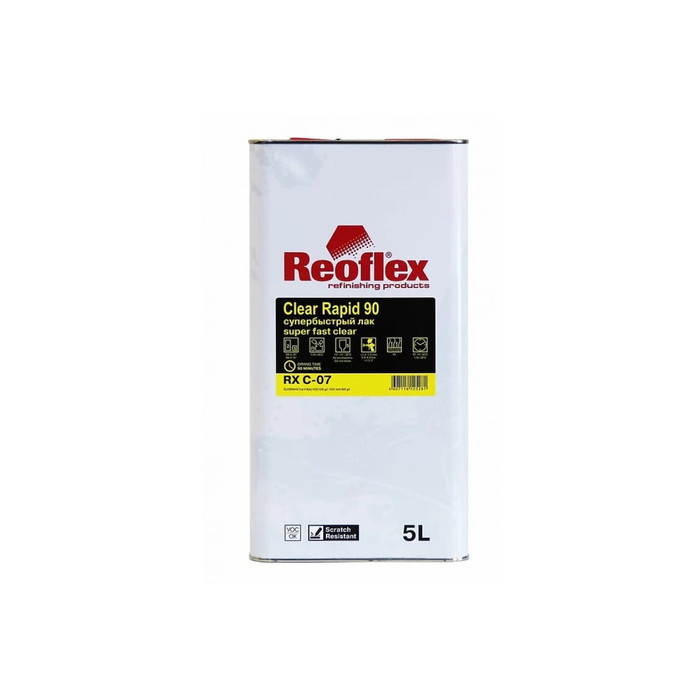 Супербыстрый лак Reoflex 5 л RX C-07/5000