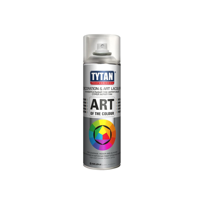Аэрозольный лак TYTAN PROFESSIONAL ART OF THE COLOUR бесцветный матовый 400 мл 62376