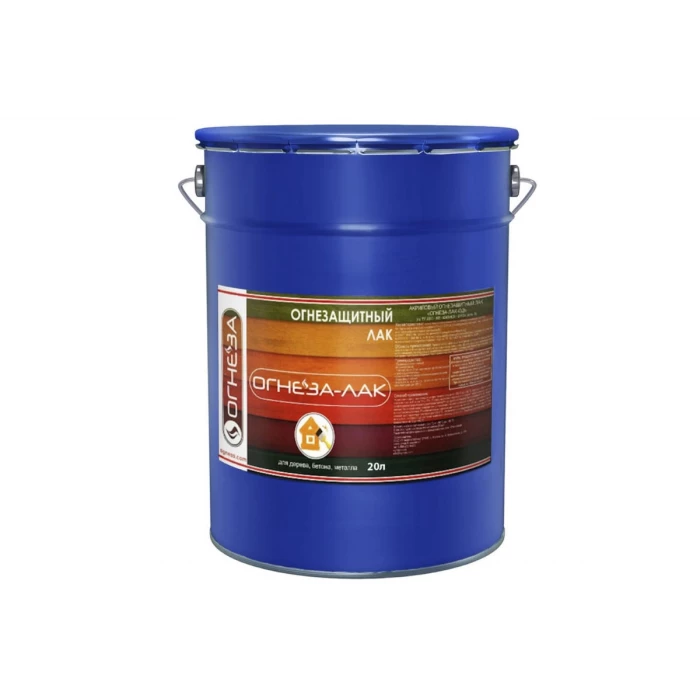 Огнезащитный акриловый лак для древесины и материалов из неё ОГНЕЗА-ЛАК-ОД глянцевый 105058