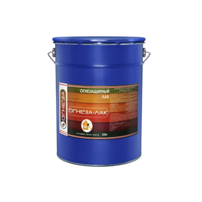 Огнезащитный акриловый лак для древесины и материалов из неё ОГНЕЗА-ЛАК-ОД матовый 105061