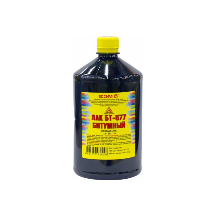 Битумный лак Ясхим Кузбасс-лак БТ 577 1 л 20 Новгород 32197