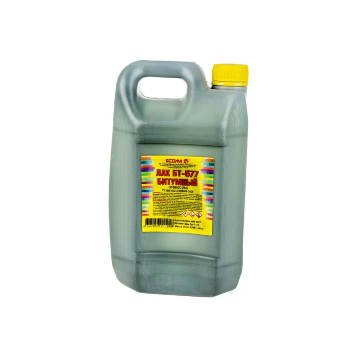 Битумный лак Ясхим Кузбасс-лак БТ 577 3 л 8 Новгород 32198
