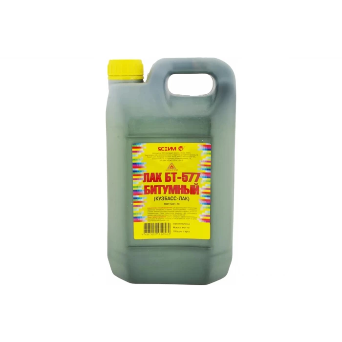 Битумный лак Ясхим Кузбасс-лак БТ 577 5 л 6 Новгород 32199