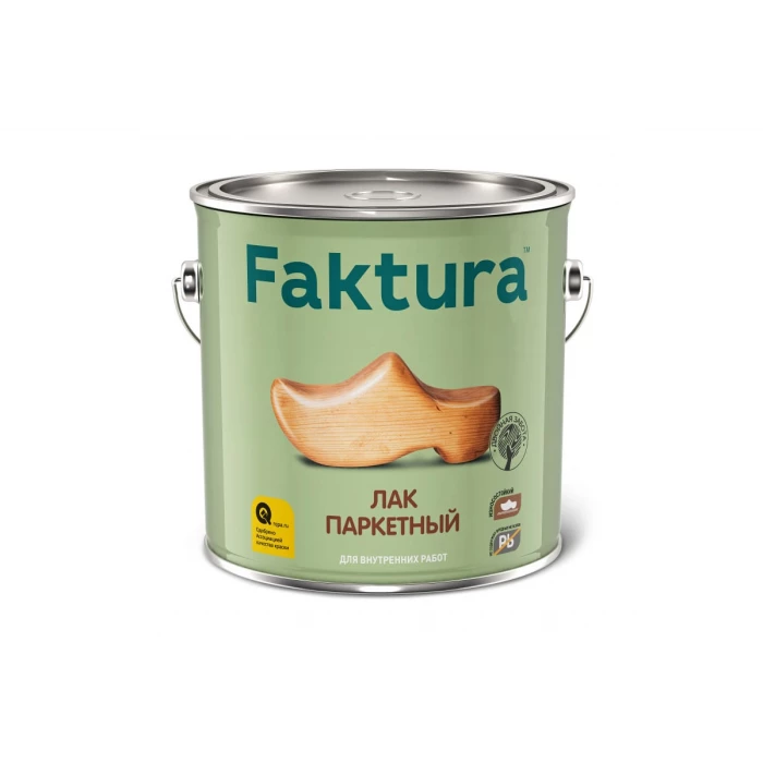 Паркетный акрил-уретановый лак FAKTURA ведро 0,9 л О03715