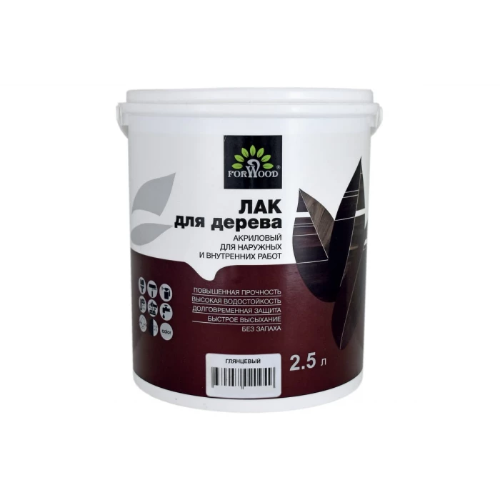 Лак ВД-АК 129 глянцевый Forwood 2,5 л 145133