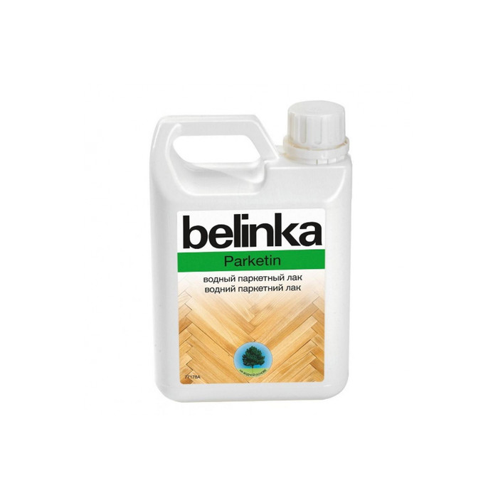 Паркетный водный лак Belinka 1л полуматовый 45874