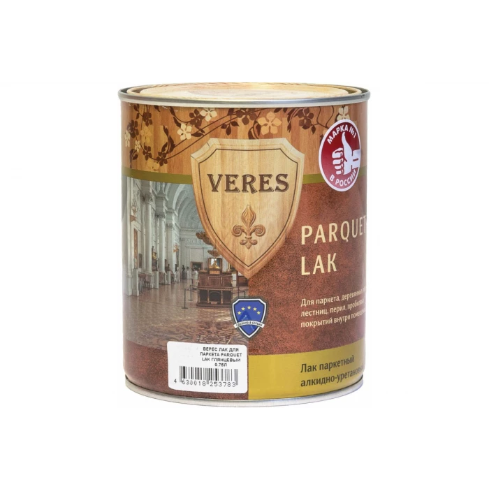 Паркетный глянцевый лак Veres 0.75 л 1/6 45930