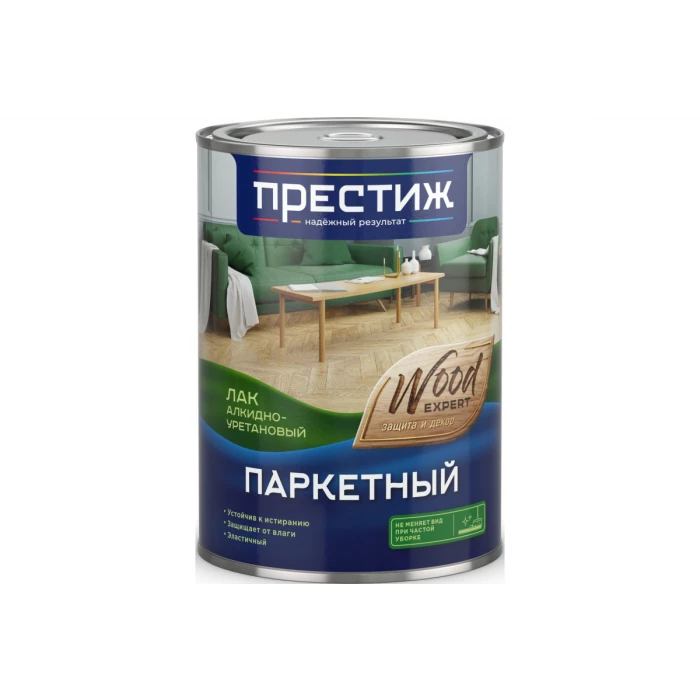 Паркетный глянцевый лак Престиж 0.9 л 14 25664
