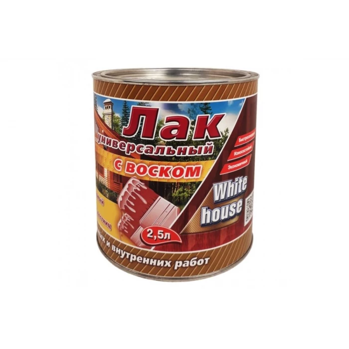 Универсальный лак с воском White House (глянцевый; 2.5 л) 15746