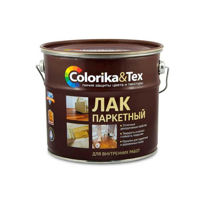 Паркетный лак Colorika 2,7 л глянцевый 92402