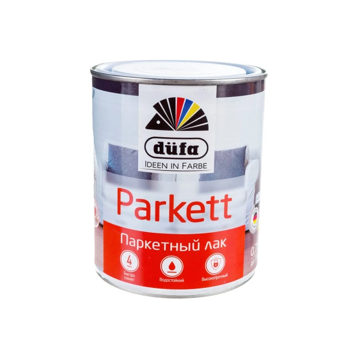 Паркетный лак Dufa Retail PARKETT полуматовый 750 мл Н0000002489
