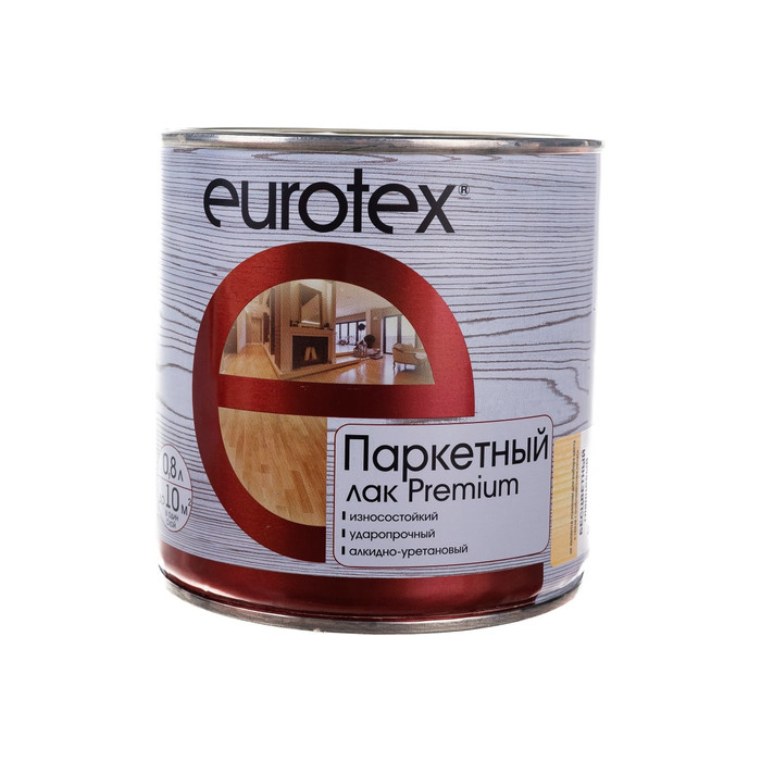 Паркетный лак Eurotex Premium глянцевый 0.8 л 6 15862