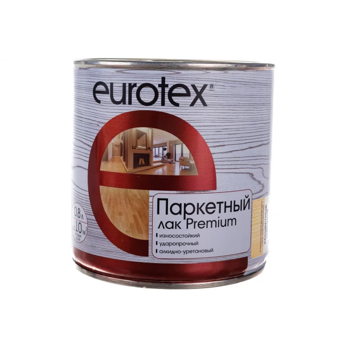 Паркетный лак Eurotex Premium глянцевый 0.8 л 6 15862