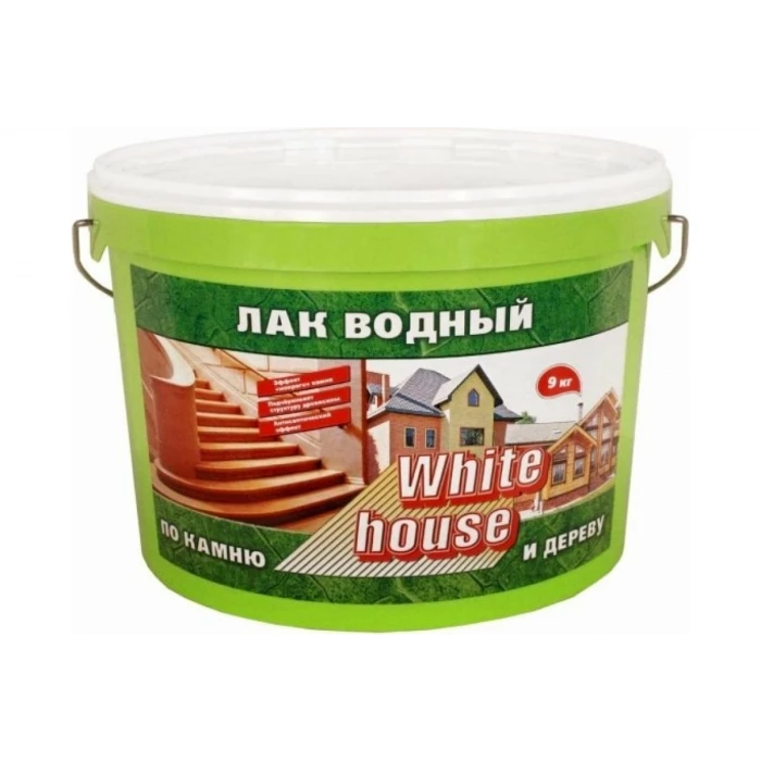 Водный лак по камню и дереву White House (дуб; 9 кг) 14453