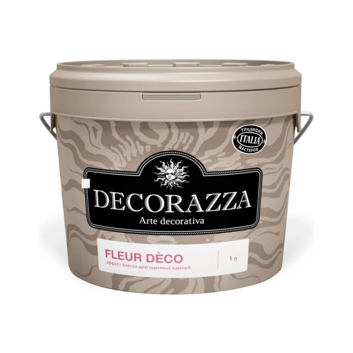 Финишное покрытие DECORAZZA Fleur Deco Amber Янтарный FD 02 1 л DFD02-10
