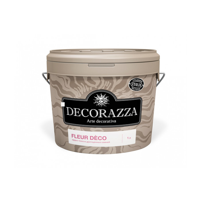 Финишное покрытие DECORAZZA Fleur Deco Base incolore FD00 база бесцветная 1 л DFD00-10