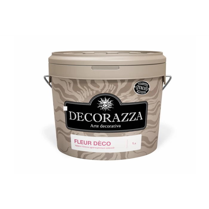 Финишное покрытие DECORAZZA Fleur Deco Diamante Алмазный FD 01 1 л DFD01-10