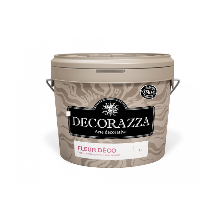 Финишное покрытие DECORAZZA Fleur Deco Rubin Розовый FD 03 1 л DFD03-10
