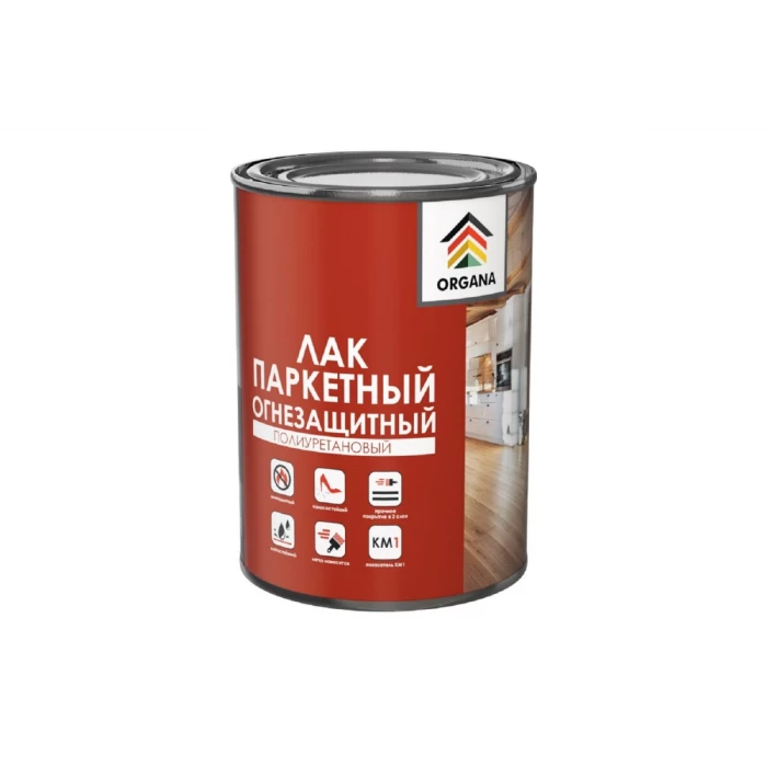 Паркетный лак Organa Parquet Varnish FP глянцевый, 0.8 кг 107581