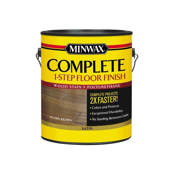 Финишное покрытие MINWAX COMPLETE 1-STEP Коричневый желудь, полуматовый, 3.785 л 67203