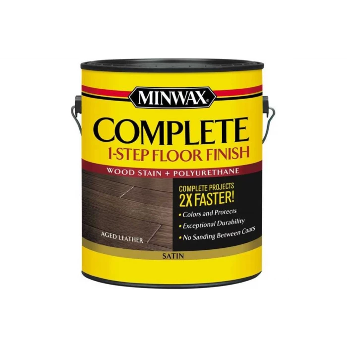 Финишное покрытие MINWAX COMPLETE 1-STEP Состаренная кожа, полуматовый, 3.785 л 67205