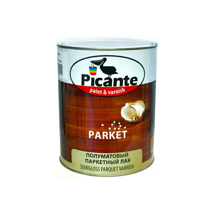 Паркетный лак Picante Parket полуматовый 0,75кг 43010.BB