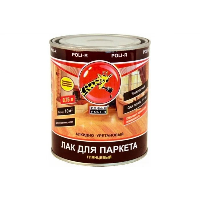 Паркетный лак Poli-R (глянцевый; 0.75 л) 13553