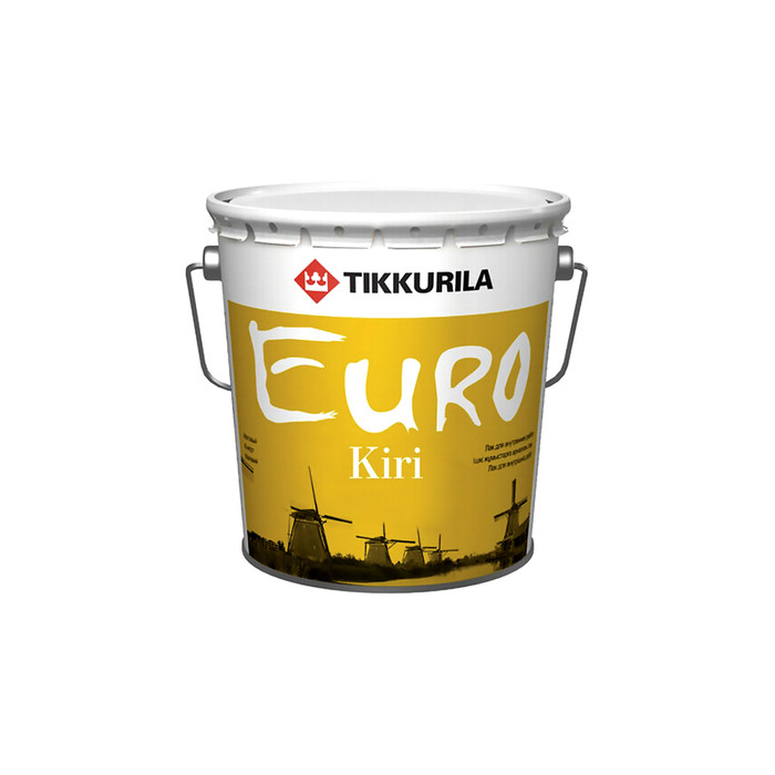 Паркетный лак TIKKURILA Euro Kiri п/матов. 9 л 28362