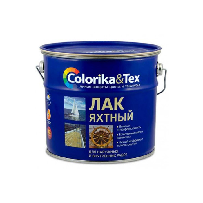 Яхтный лак Colorika 2,7 л глянцевый 92395