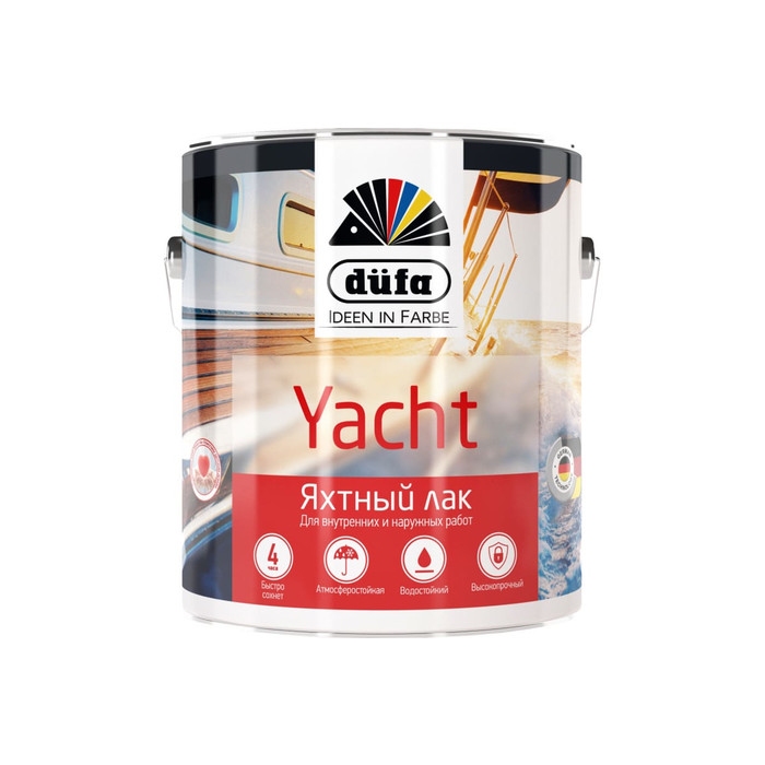 Яхтный лак Dufa Retail YACHT матовый 2,5 л Н0000006655