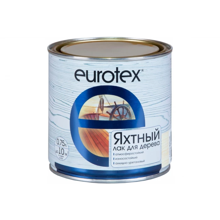 Яхтный лак Eurotex глянцевый 0.75 л 6 19294