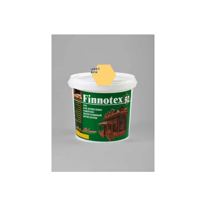 Декоративный акриловый лак Finlux Святозар-92 FINNOTEX полуглянцевый, бук, 0.8 л 4603783200306
