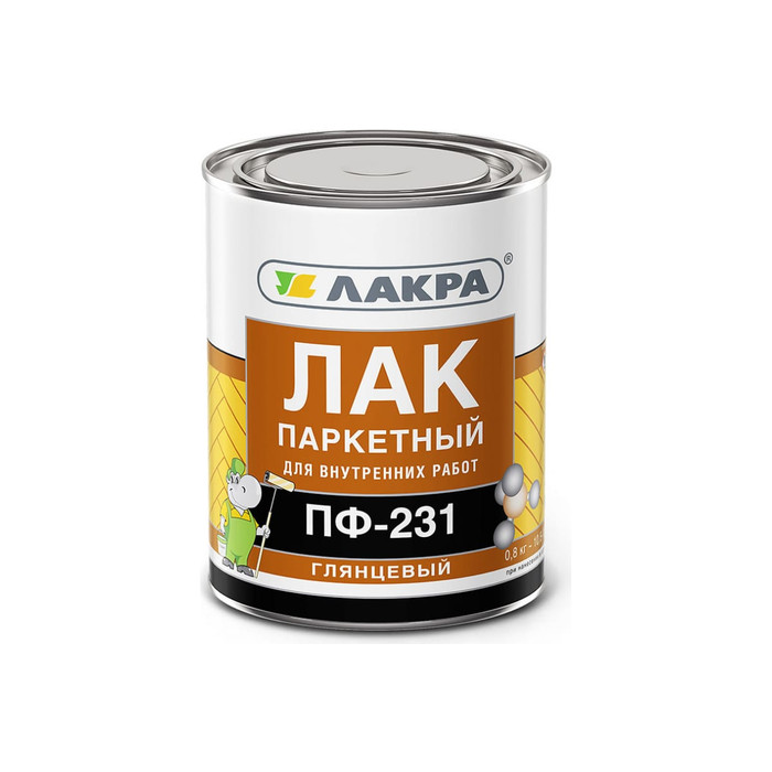 Паркетный лак Лакра ПФ-231 0.8 кг 90000969846