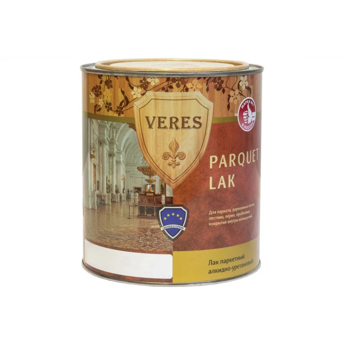 Паркетный полуматовый лак Veres 2.5 л 1/4 45934