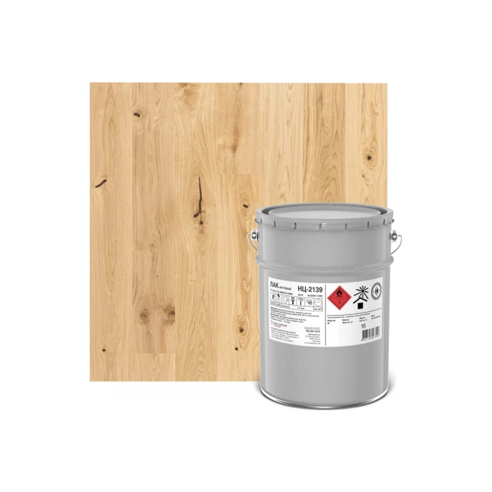 Лак НЦ-2139 ЯРОСЛАВСКИЕ КРАСКИ для изделий из дерева, бесцветный, матовый 16 кг П1671.3