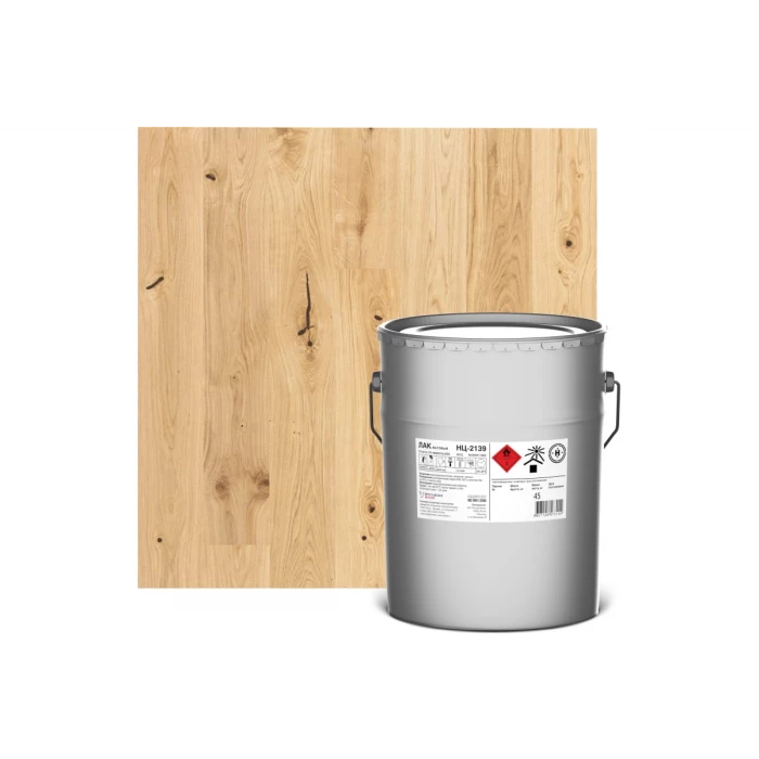 Лак НЦ-2139 ЯРОСЛАВСКИЕ КРАСКИ для изделий из дерева, бесцветный, матовый 45 кг П0077.3