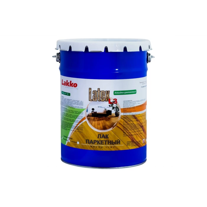 Паркетный усиленный лак Lakko (полуматовый; 5 л) LPUS5LP