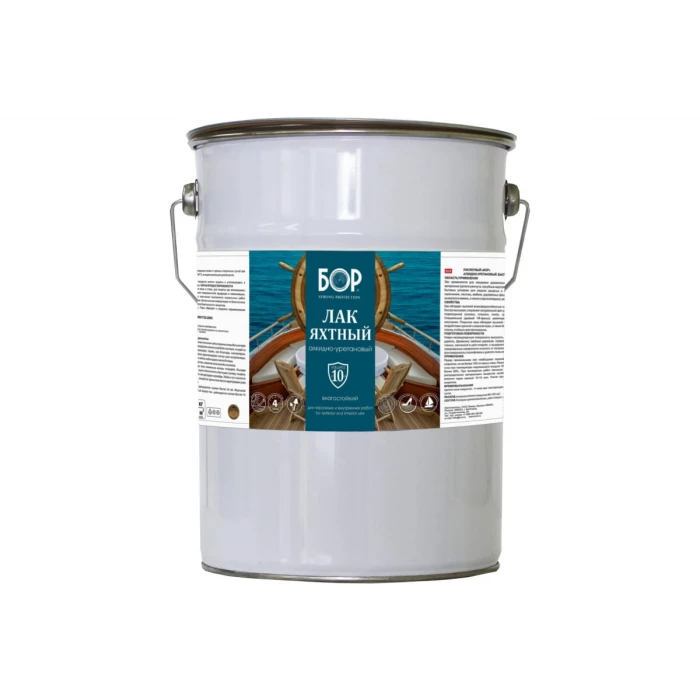 Яхтный лак Бор глянц. бар. 8 кг 4607023396910