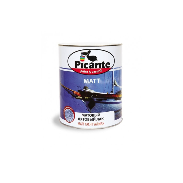 Яхтовый лак Picante Pimarine матовый 0,75кг 45050.BB