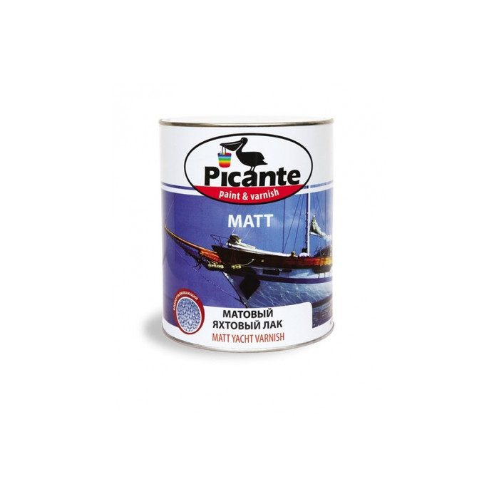 Яхтовый лак Picante Pimarine матовый 2,5кг 45050.GL