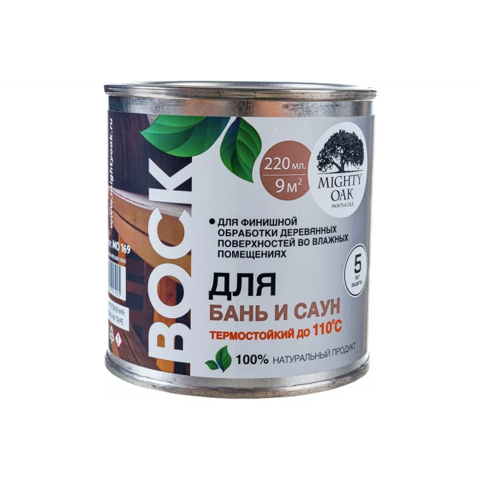 Воск для бань и саун MIGHTY OAK 220 мл MO169
