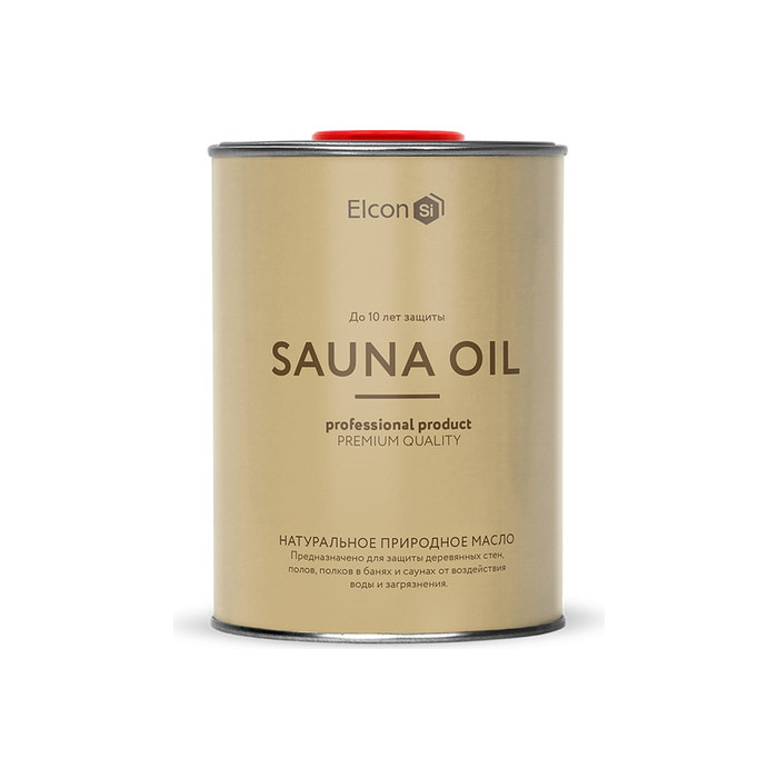 Масло для дерева и полка Elcon Sauna Oil 1 л 00-00002953