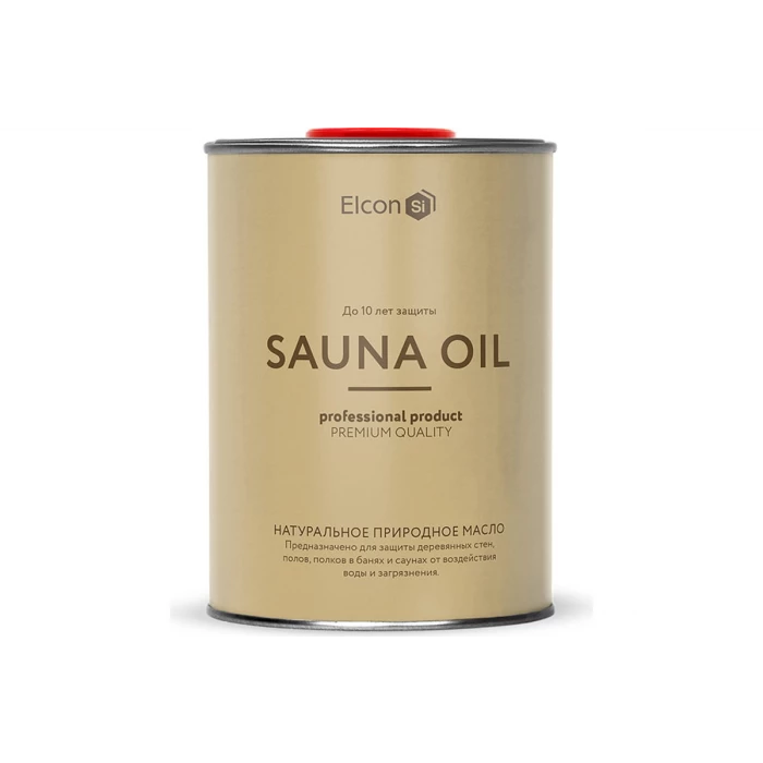 Масло для дерева и полка Elcon Sauna Oil 1 л 00-00002953