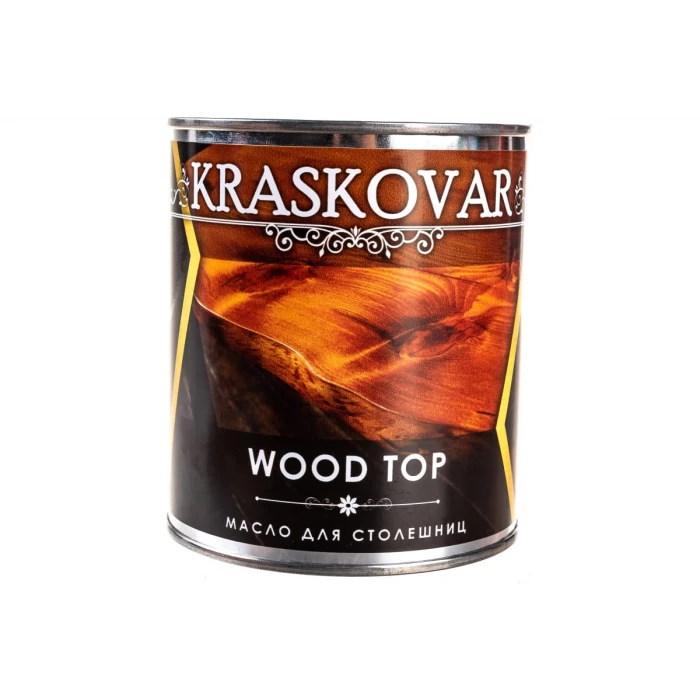 Масло для столешниц Kraskovar Wood Top дуб 0,75 л 1368