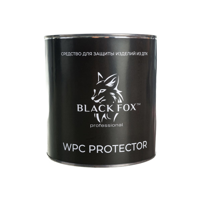 Масло для террасной доски ДПК Black Fox WPC Protector 2,5 л коричневое BF25B фото 4