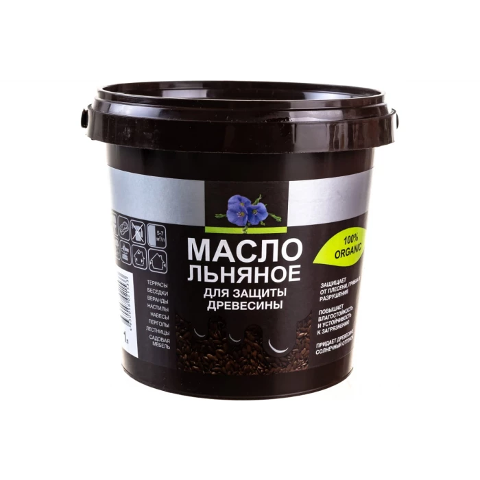 Льняное масло для защиты древесины Forwood 1 л 145379