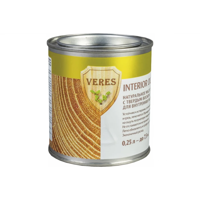 Масло Veres Oil Interior для внутренних работ №2 сосна 0.25 л 1/6 52292