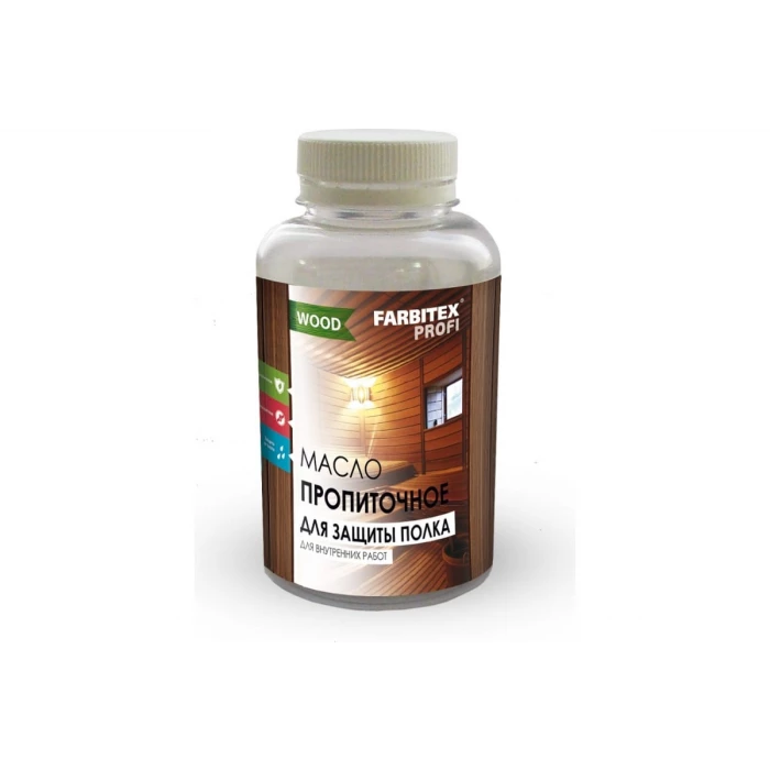 Деревозащитное масло для бань и саун Farbitex 0.25 л 4300010498