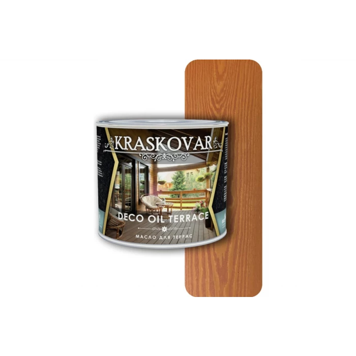 Масло для террас Kraskovar Deco Oil Terrace Лиственница 2,2 л 1139
